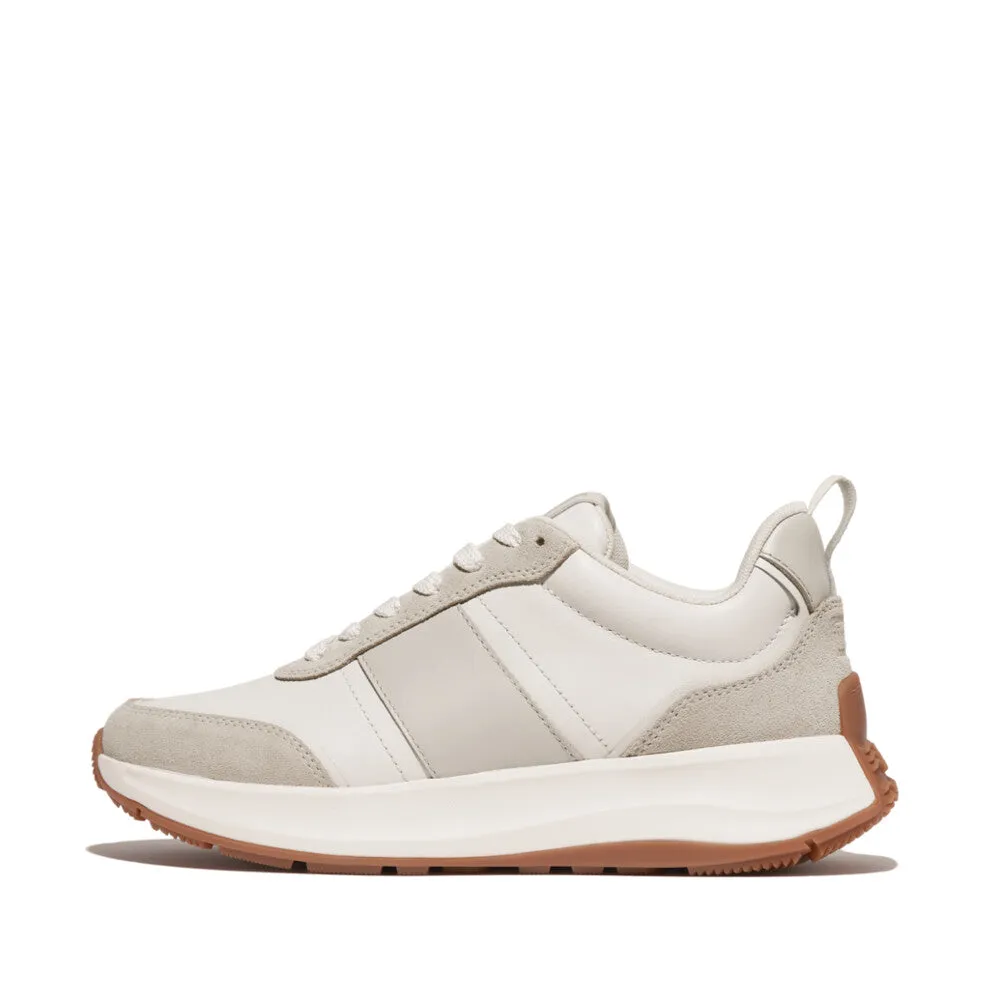 รองเท้าผ้าใบ ผู้หญิง รุ่น F-MODE FLOW LEATHER/SUEDE FLATFORM SNEAKERS