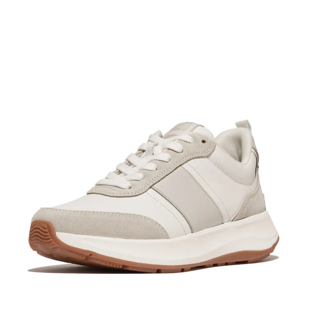 รองเท้าผ้าใบ ผู้หญิง รุ่น F-MODE FLOW LEATHER/SUEDE FLATFORM SNEAKERS