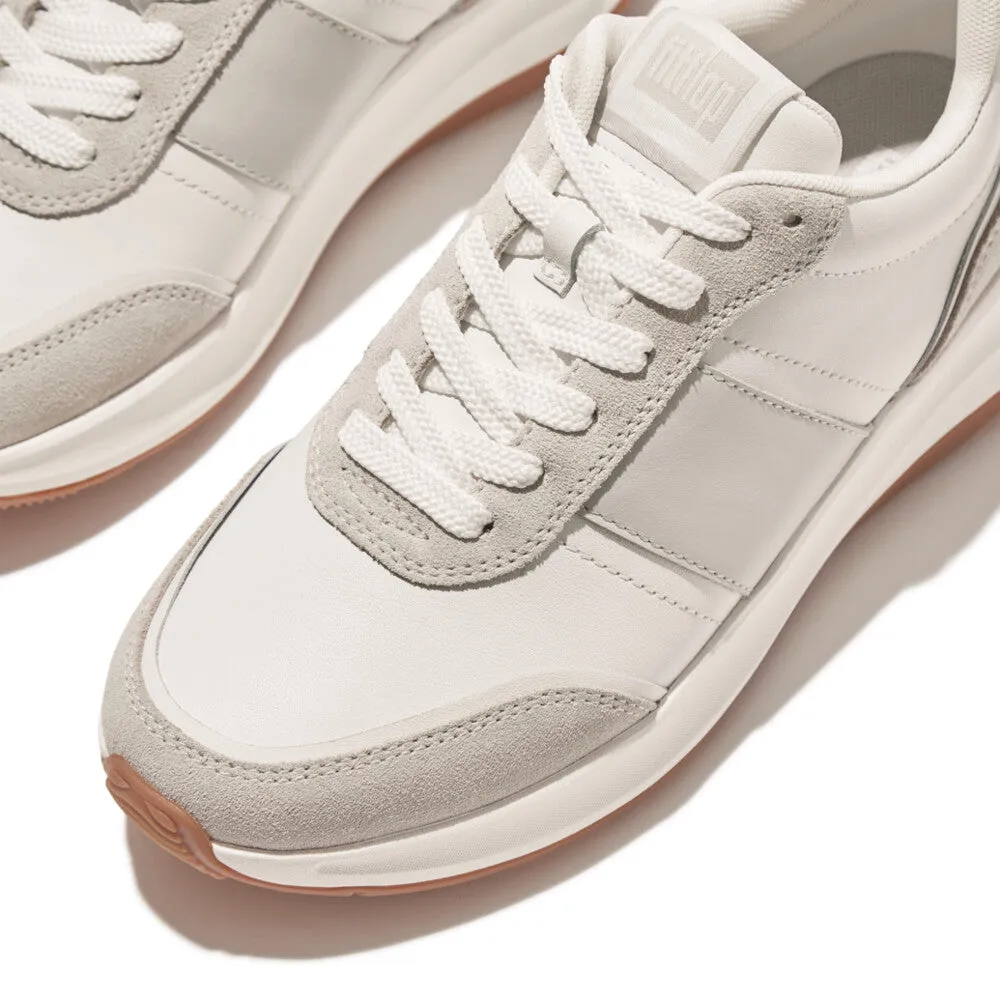รองเท้าผ้าใบ ผู้หญิง รุ่น F-MODE FLOW LEATHER/SUEDE FLATFORM SNEAKERS