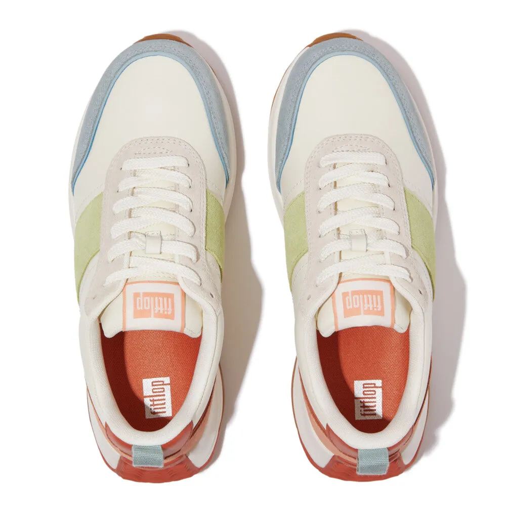รองเท้าผ้าใบ ผู้หญิง รุ่น F-MODE FLOW SUEDE-MIX FLATFORM SNEAKERS