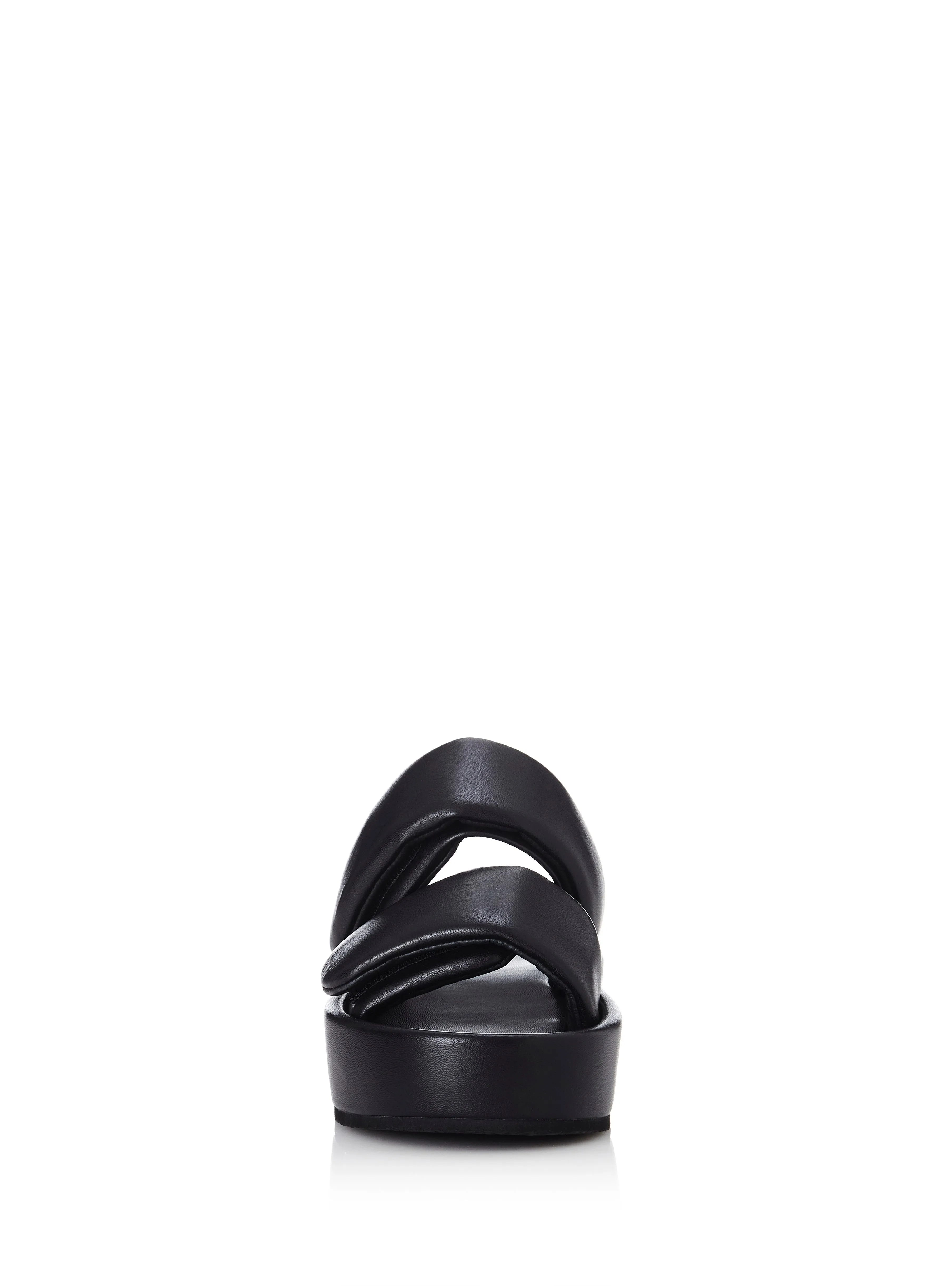 ALIAS MAE Womens Natalie Leather Sandals Black
