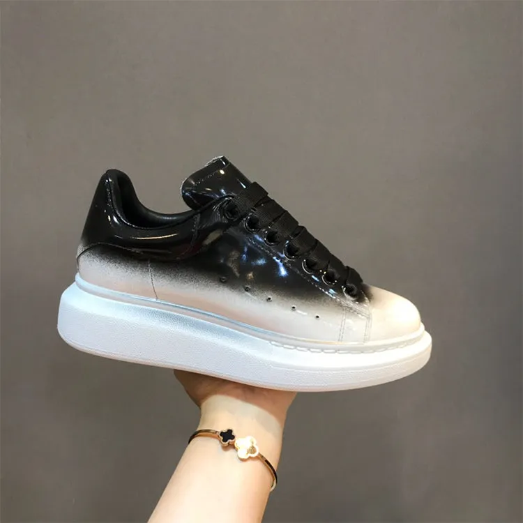 ALISANDRO MCQUEEN TRENDIX CHUNKY SOLE UNISEX LEATHER SNEAKER
