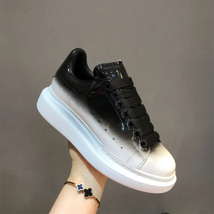 ALISANDRO MCQUEEN TRENDIX CHUNKY SOLE UNISEX LEATHER SNEAKER