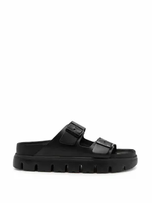 Arizona leather flatform sliders