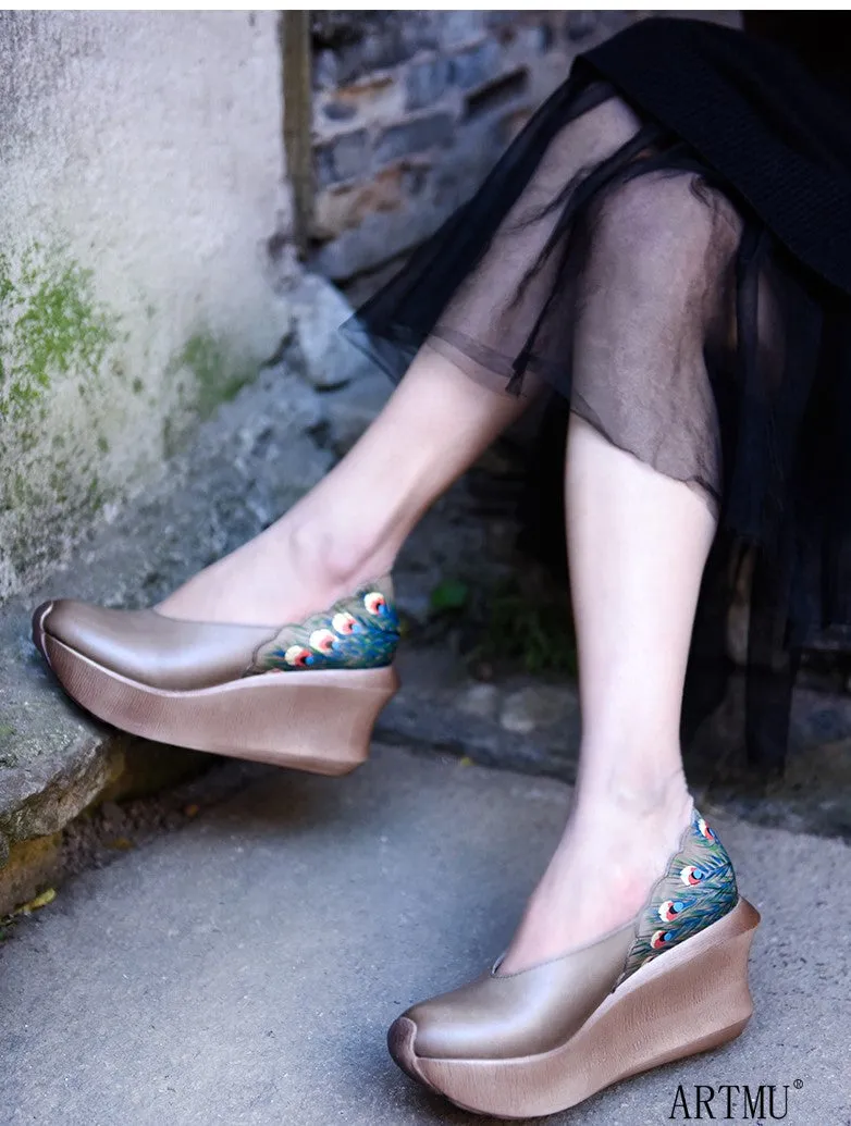 ARTMU EMBELLISHED FLATFORM SHOES