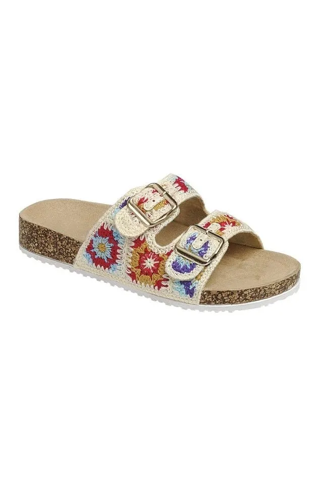 Baja Crochet Slides - FINAL SALE