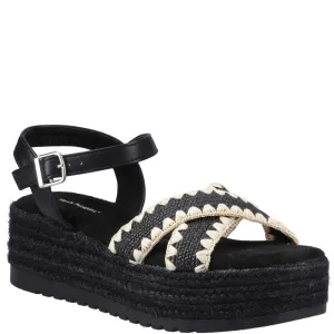 Black Jemma Espadrille Sandals