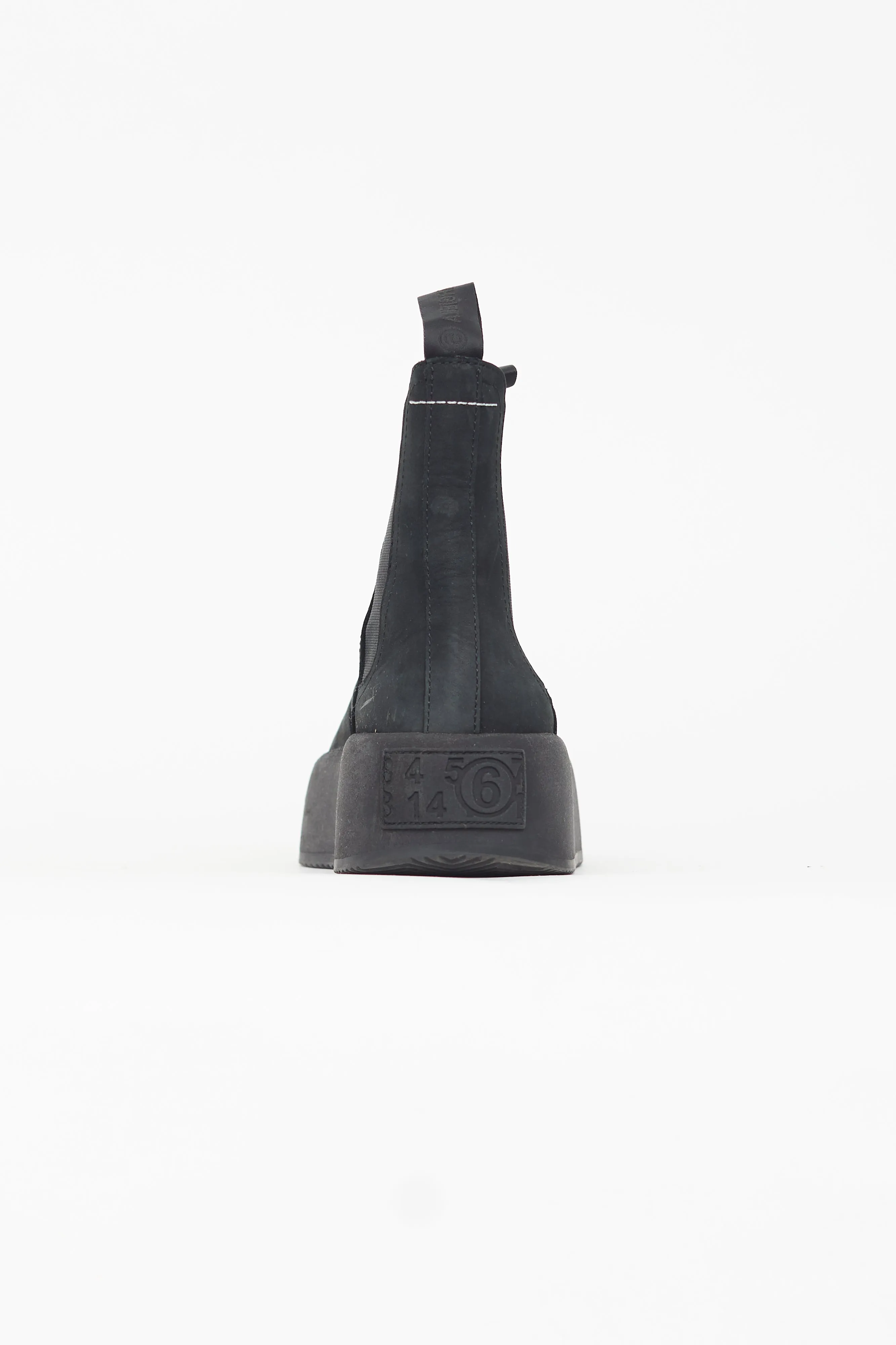 Black Suede Chelsea Ankle Boot
