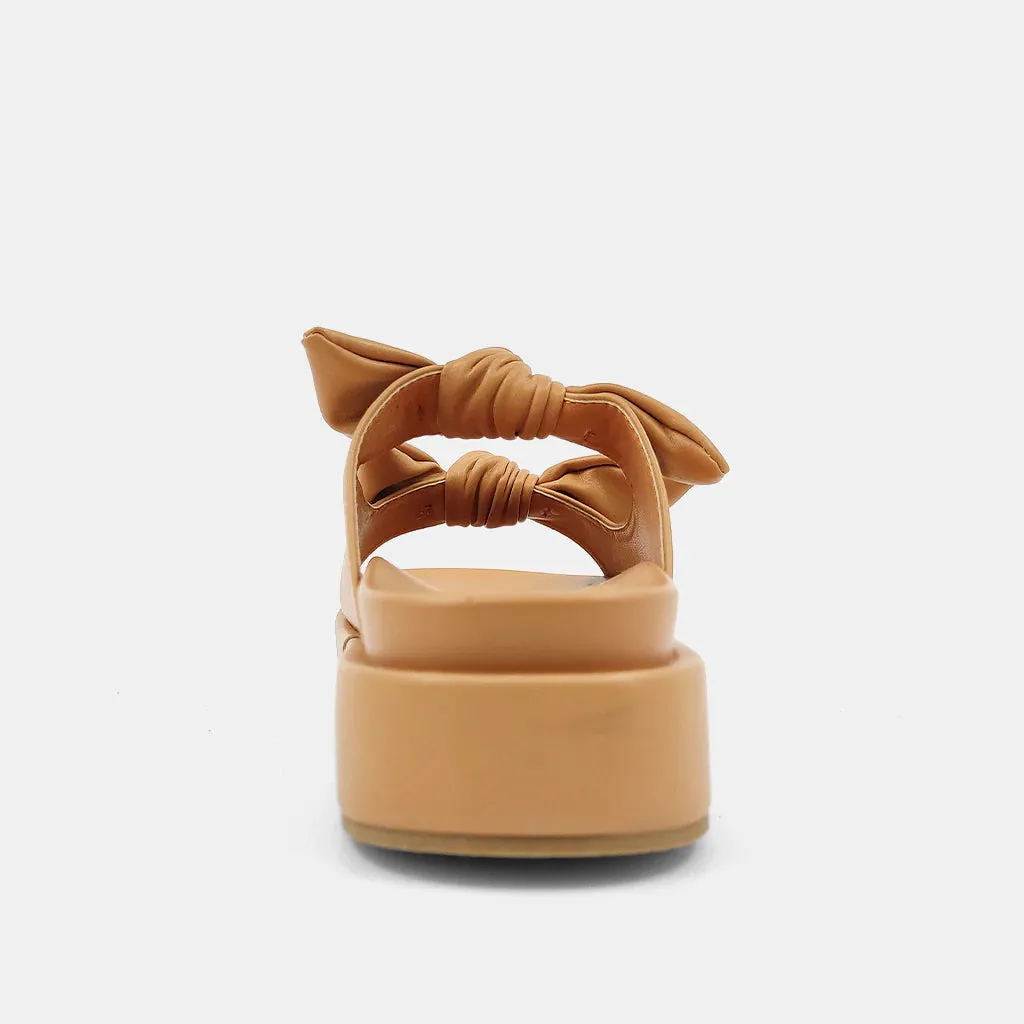 Camel Kiki Bow Sandal