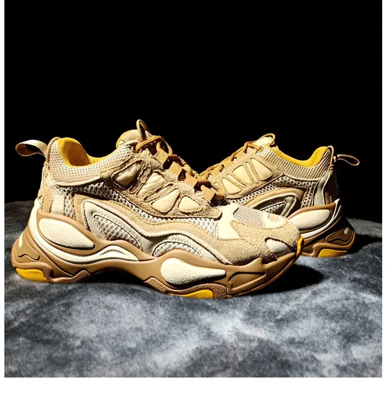 CHRISTINA JOY CHUNKY PLATFORM LEATHER SNEAKER