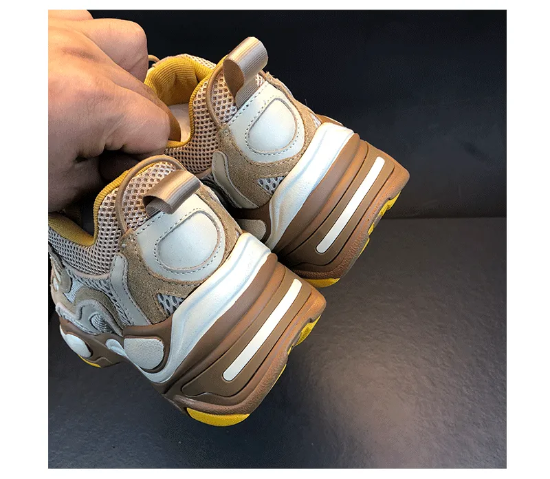 CHRISTINA JOY CHUNKY PLATFORM LEATHER SNEAKER