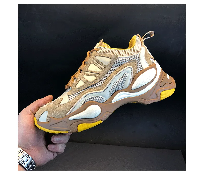 CHRISTINA JOY CHUNKY PLATFORM LEATHER SNEAKER
