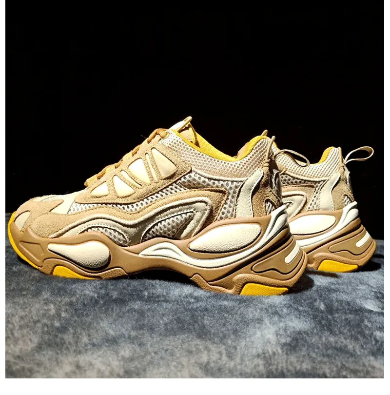 CHRISTINA JOY CHUNKY PLATFORM LEATHER SNEAKER