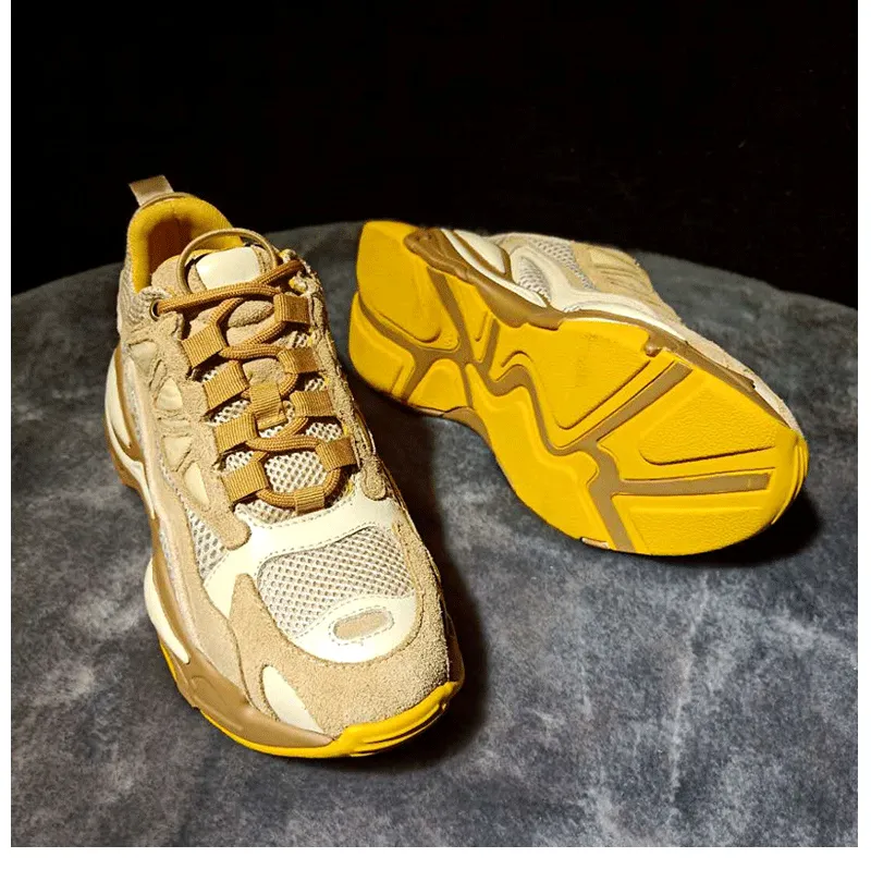 CHRISTINA JOY CHUNKY PLATFORM LEATHER SNEAKER