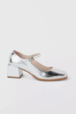 Christopher Mary Janes in Silver