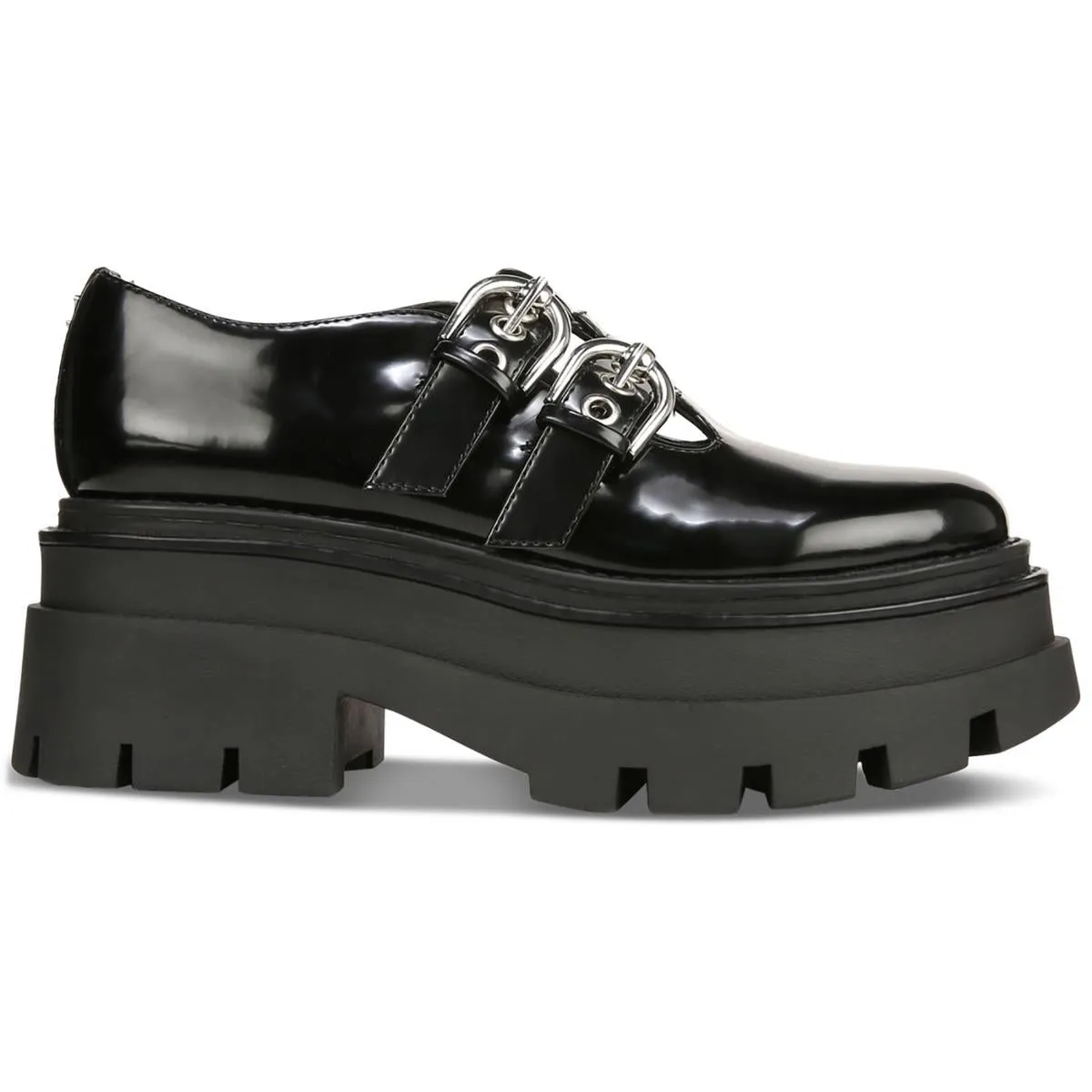 Circus by Sam Edelman Womens Bryce Buckle Block Heel Mary Janes