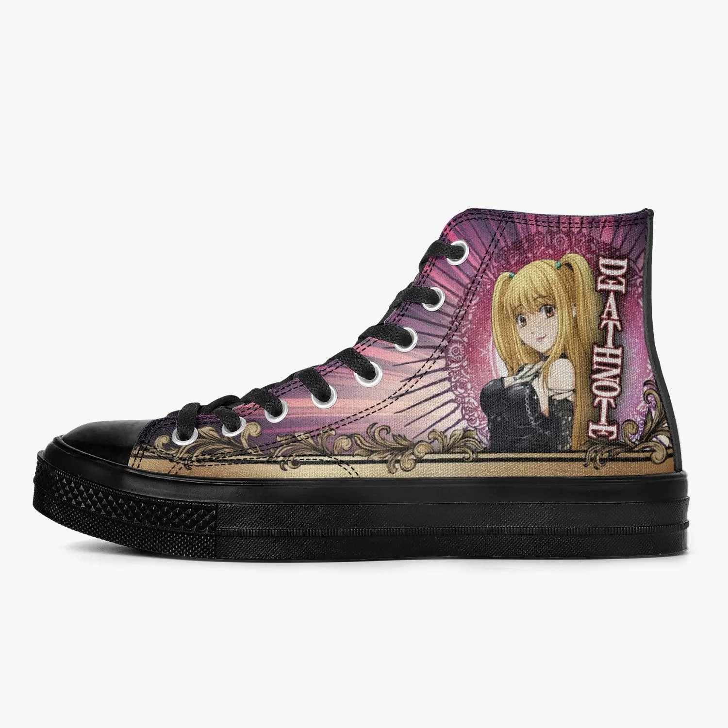 Death Note Misa Pink A-Star High Anime Shoes