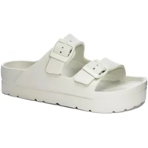 Dirty Laundry Womens Genavive Footbed Slip On Flatform Sandals