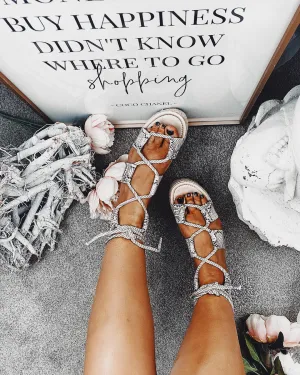 Empire Sandals Snake Print
