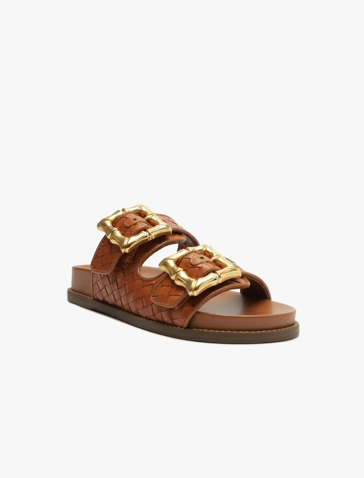 Enola Sporty Woven in Cuoio Brown