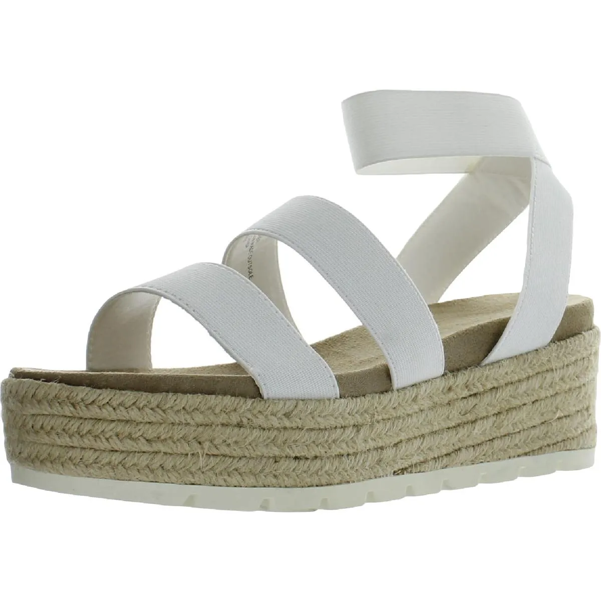 Esprit Womens Allison Ankle Strap Espadrille Flatform Sandals