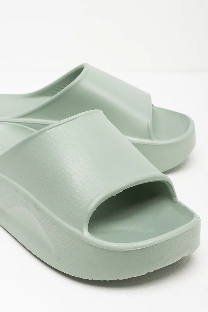 Flatform Sandal Green