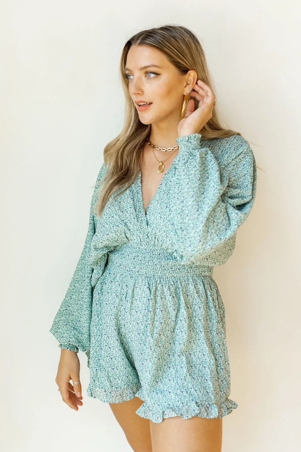 fresh picked flowers jumpsuit