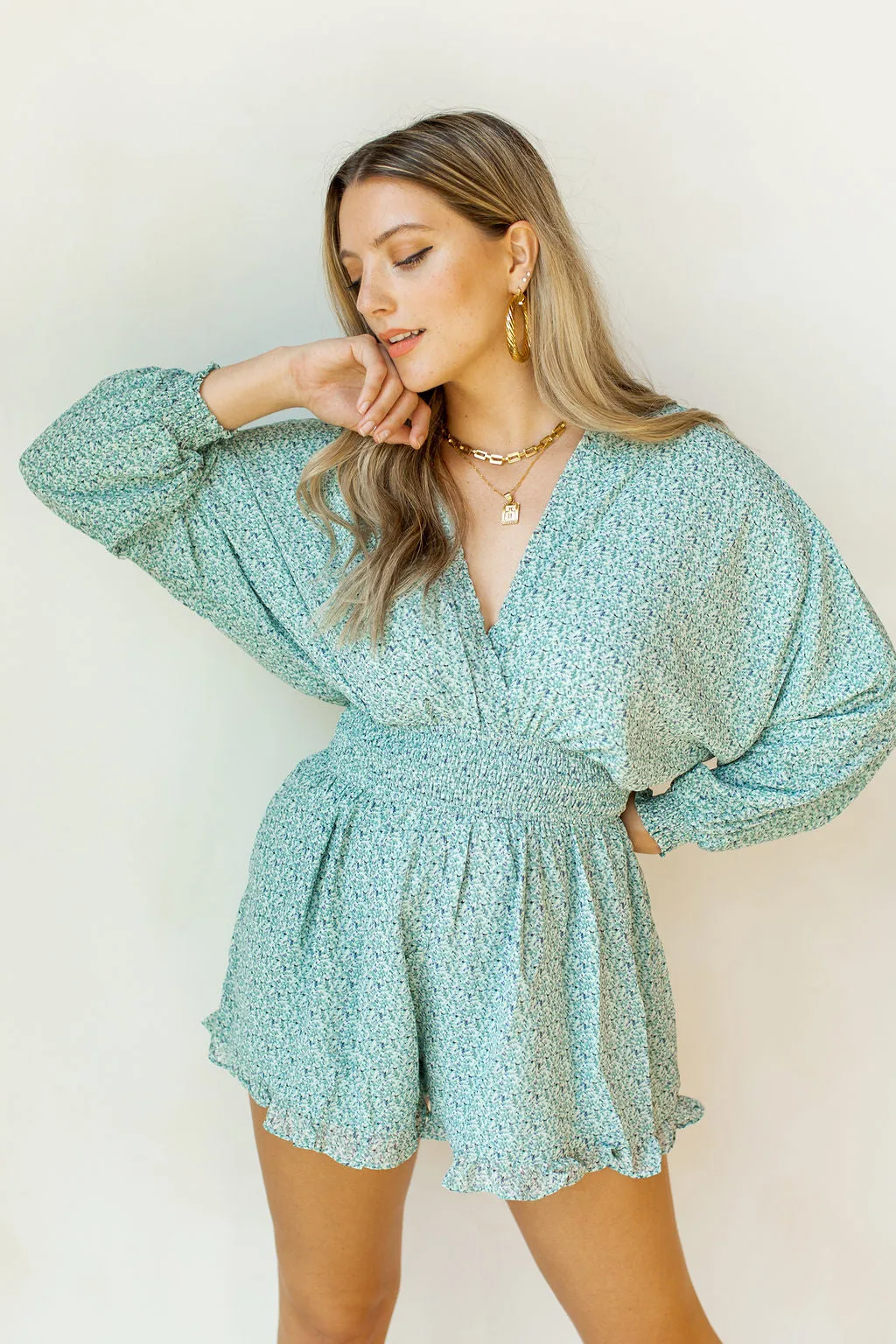 fresh picked flowers jumpsuit