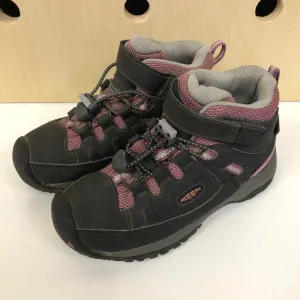 Grey & Purple Hiking Boots