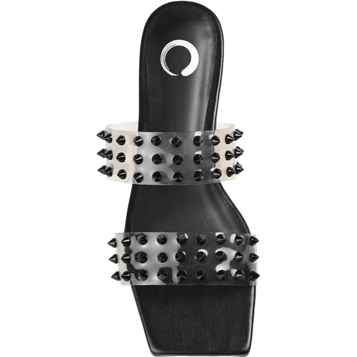Journee Collection Womens KATARI Open Toe Vinyl Flatform Sandals