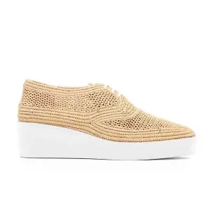 Lisa Classic Raffia Flatform Derbies
