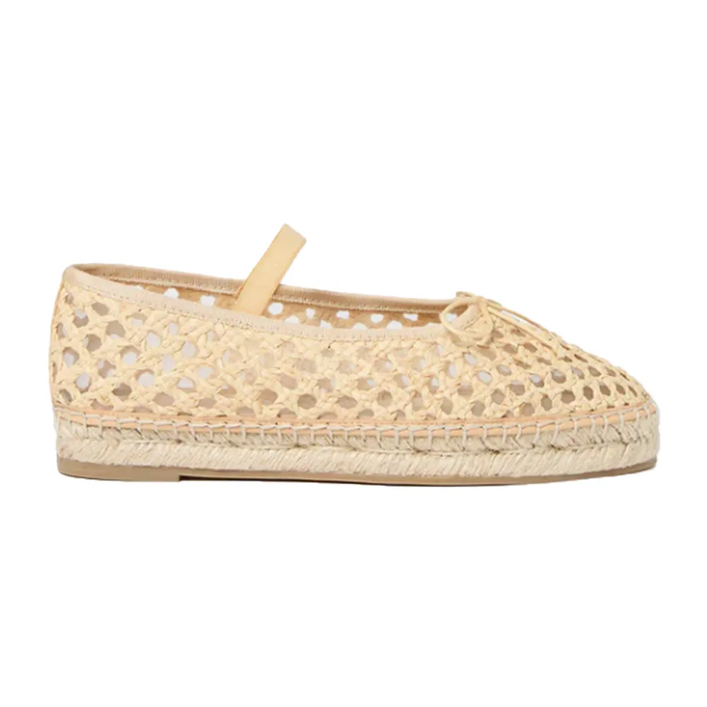 Loeffler Randall - Natural Raffia Ballet Espadrille