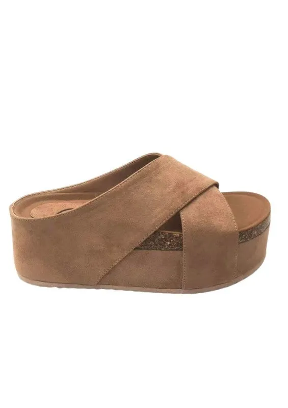 Maker’s NINA CRISS-CROSS STRAPS COMFORTABLE FLATFORM