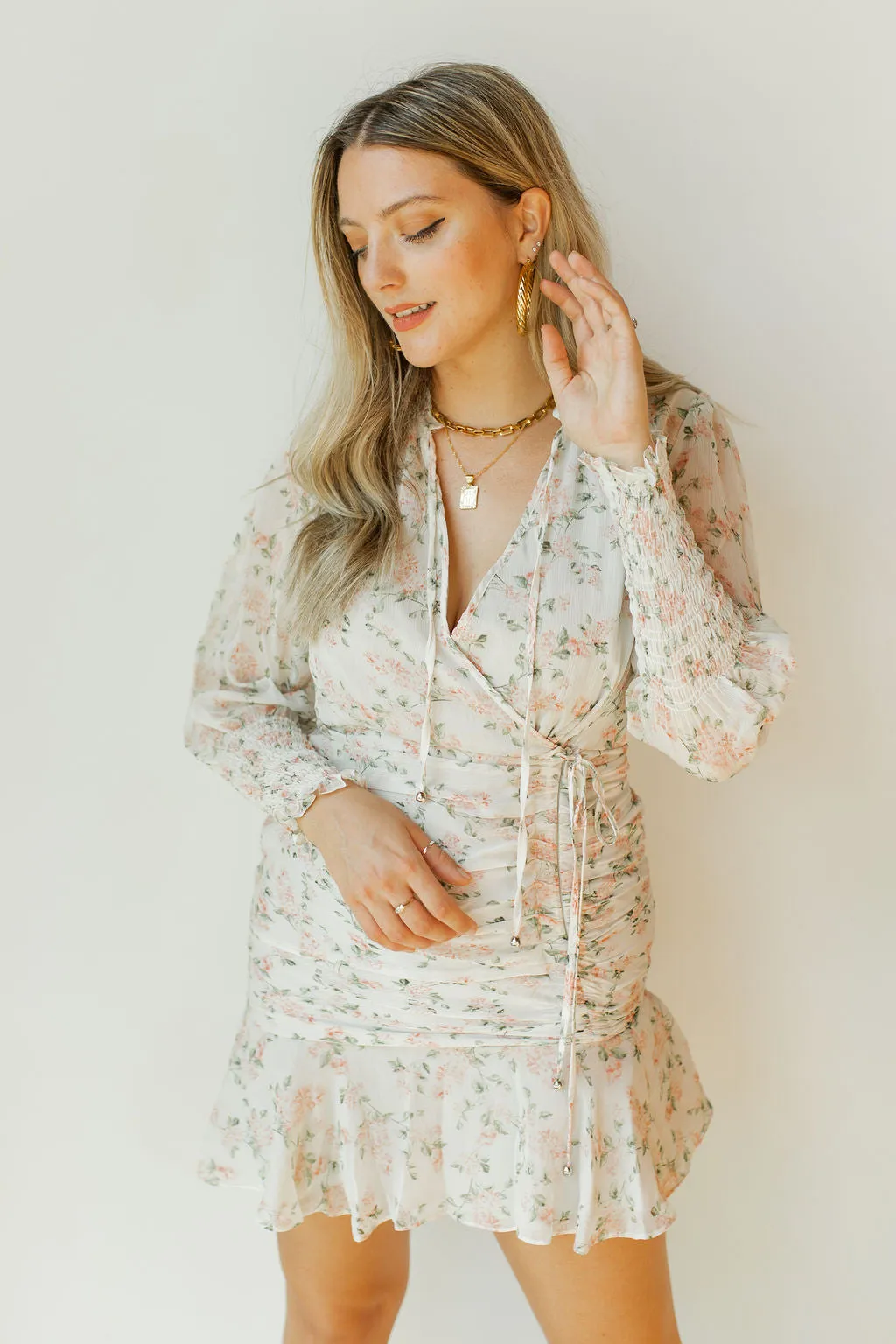 mellow days floral dress