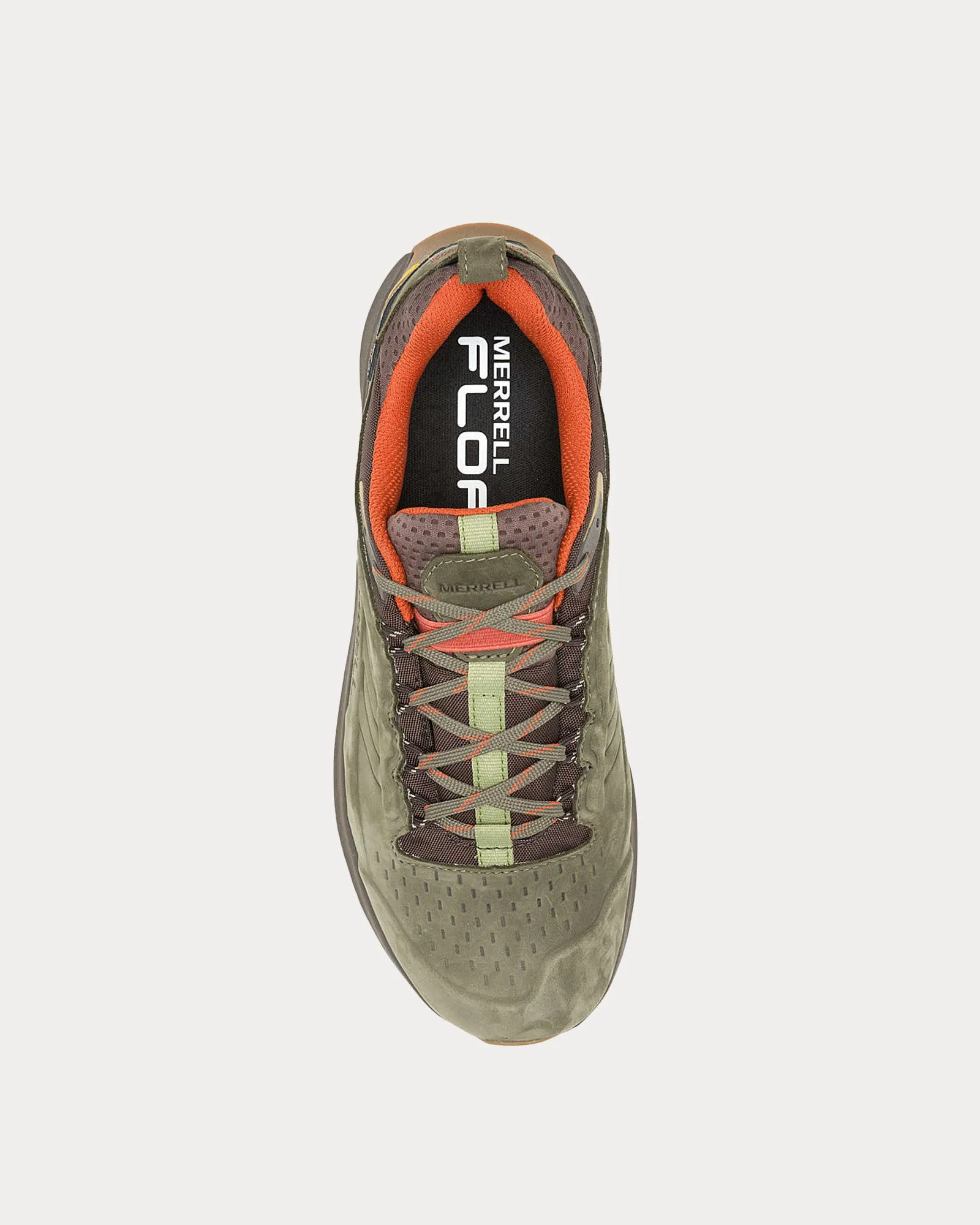 Moab Speed 2 Leather Waterproof Olive Running Shoes