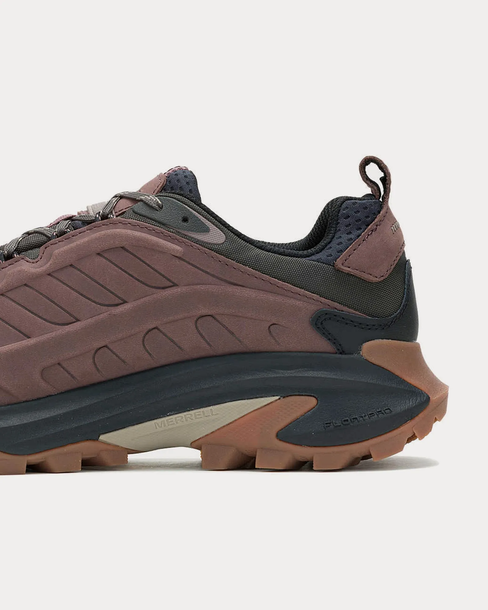 Moab Speed 2 Leather Waterproof Peppercorn Running Shoes
