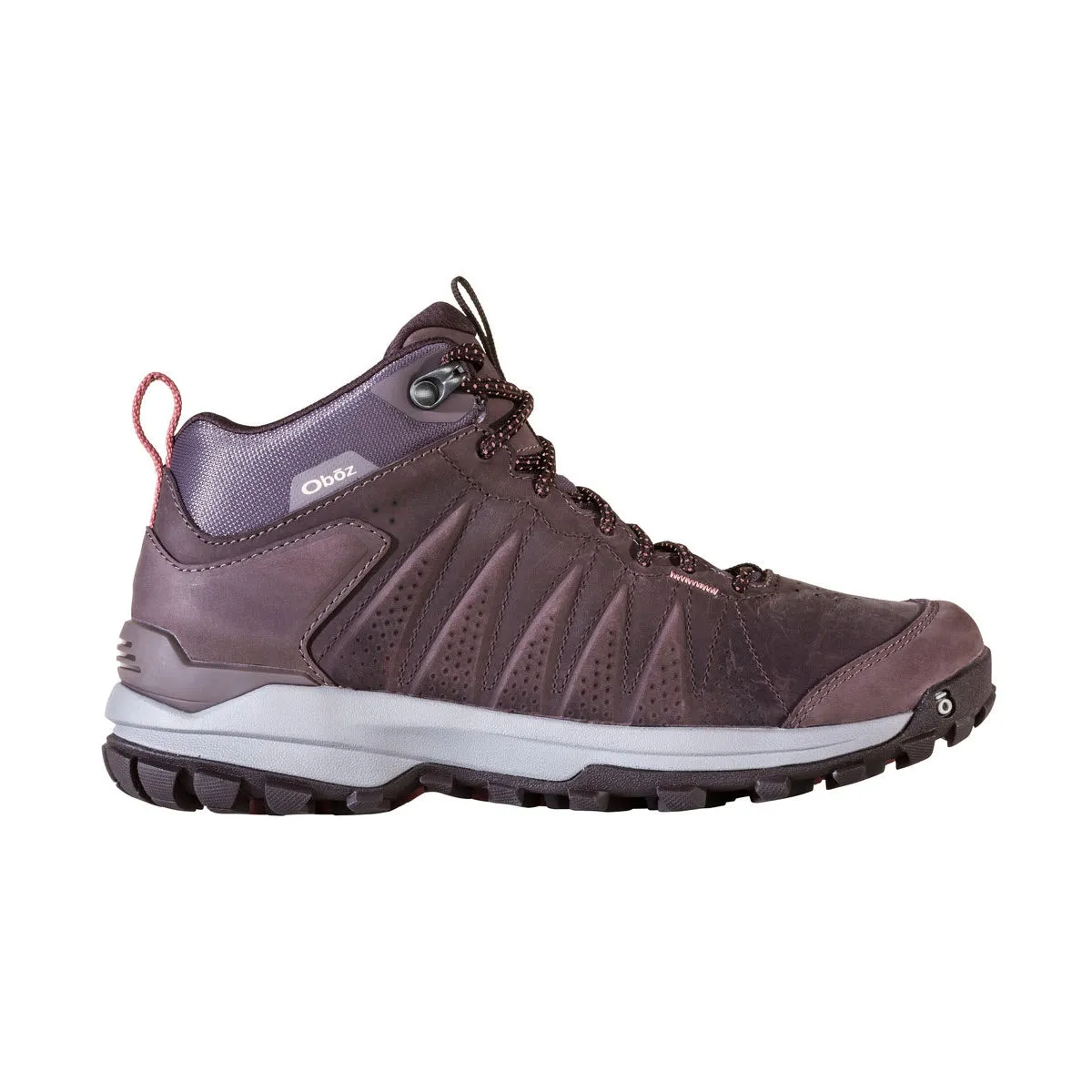 OBOZ SYPES MID LEATHER B-DRY PEPPERCORN - WOMENS