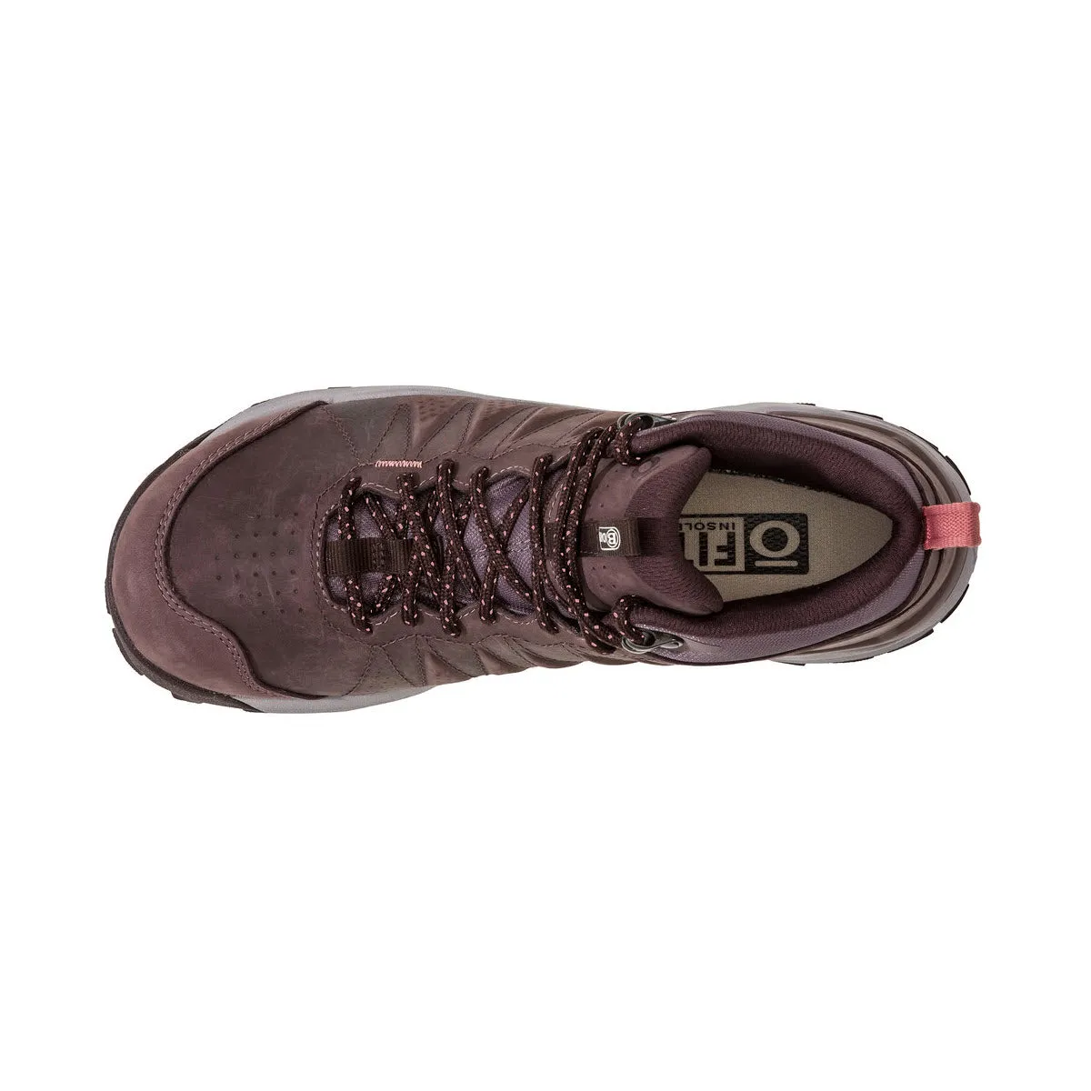 OBOZ SYPES MID LEATHER B-DRY PEPPERCORN - WOMENS