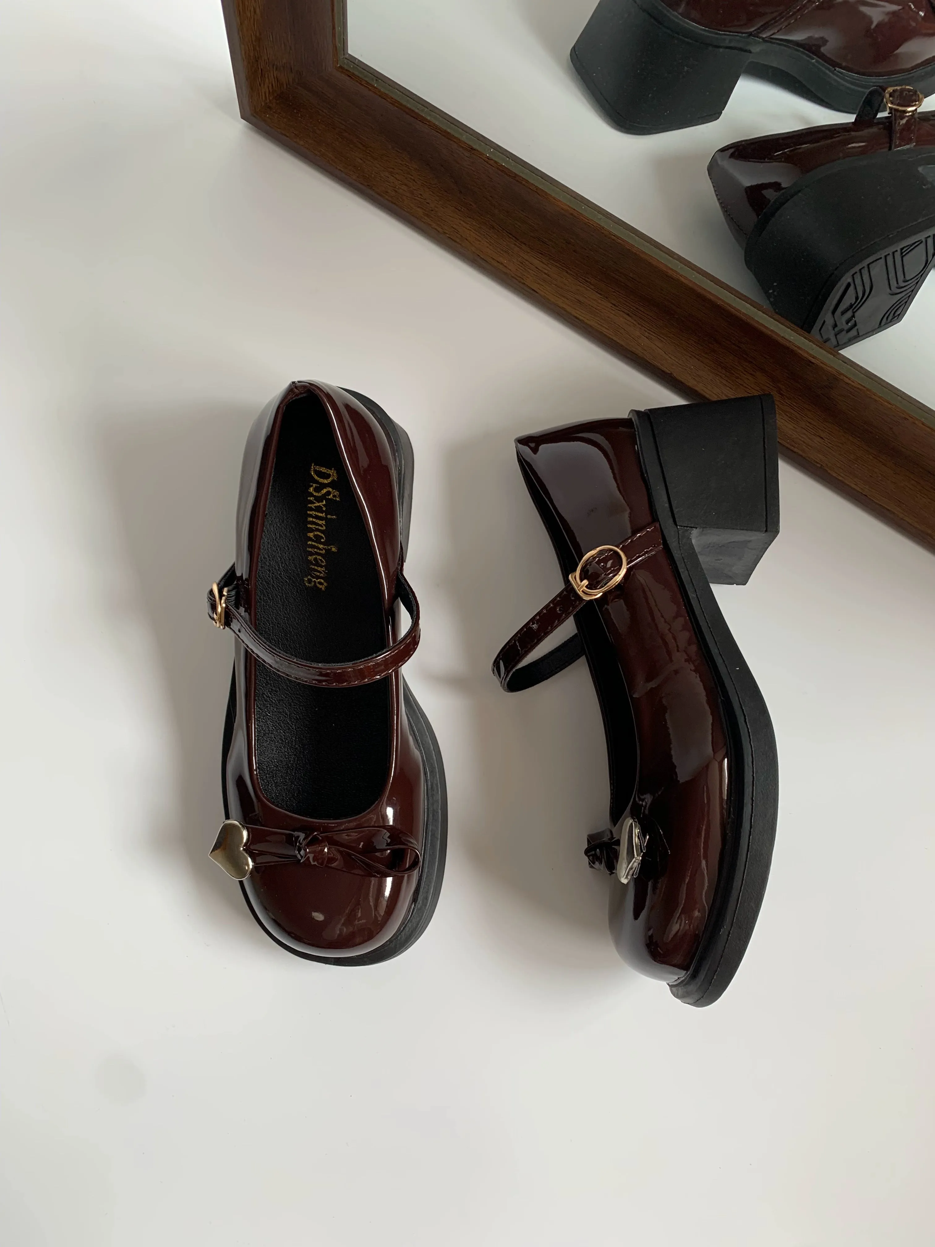 Patent Leather Bow Mary Janes
