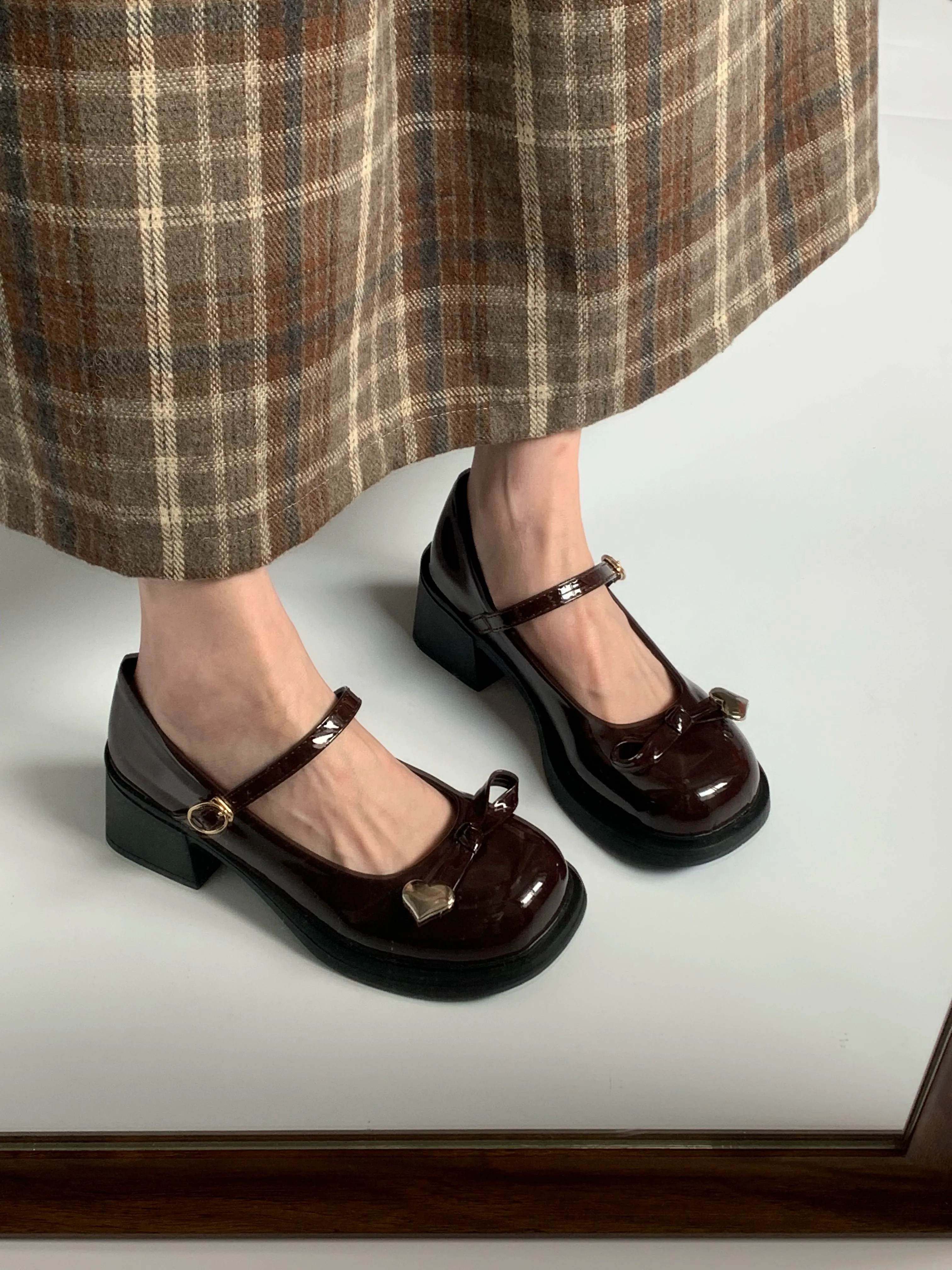 Patent Leather Bow Mary Janes