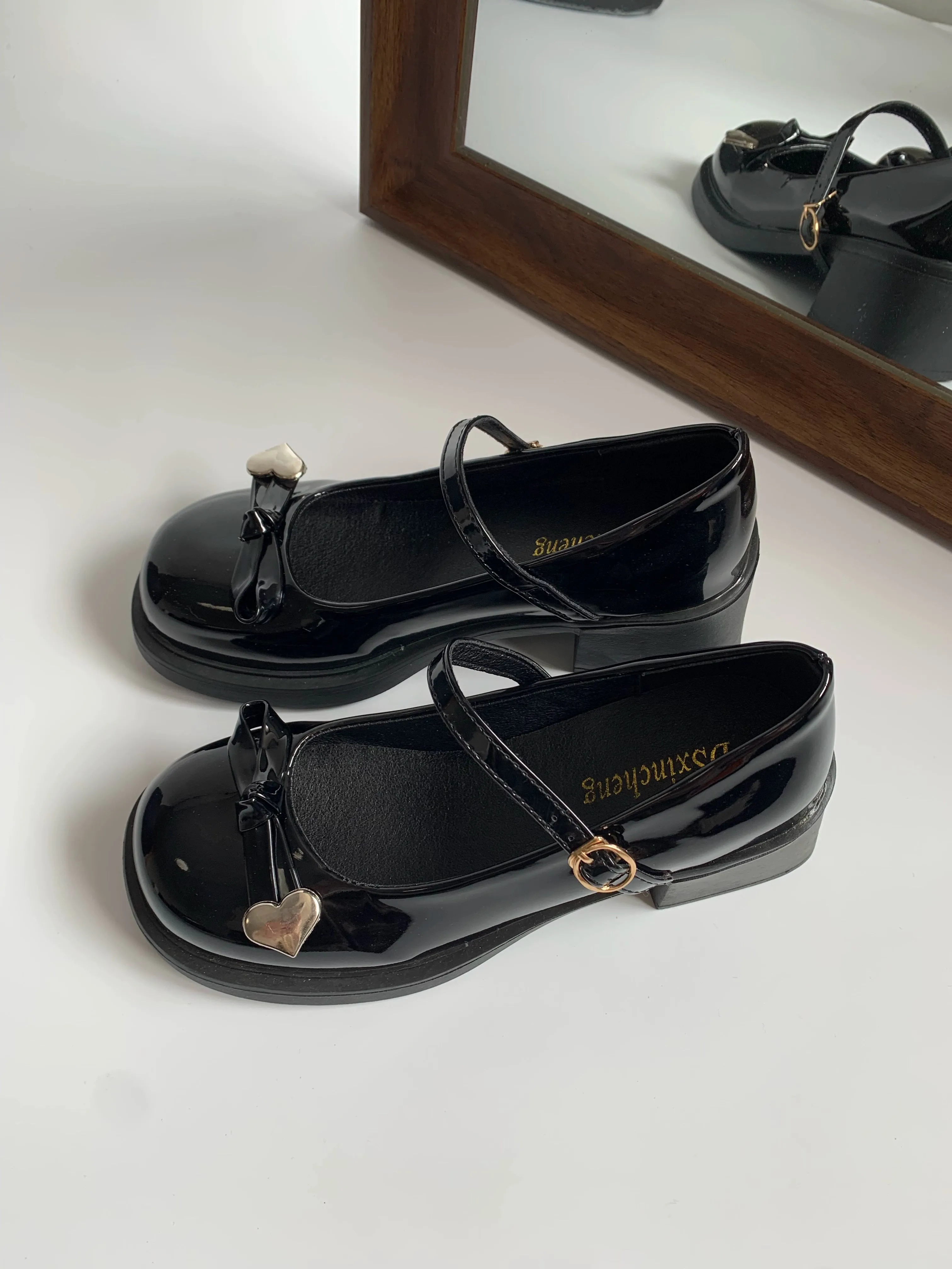 Patent Leather Bow Mary Janes