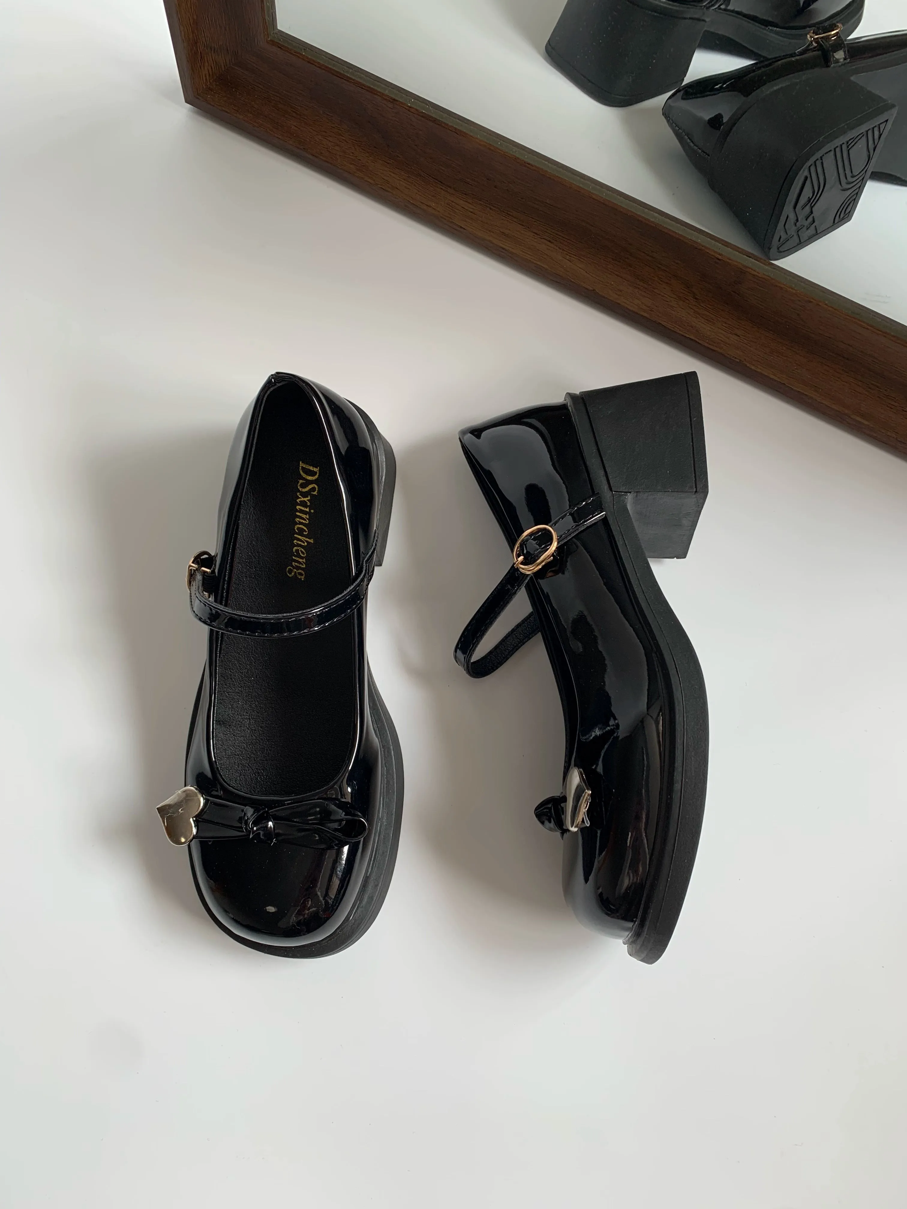 Patent Leather Bow Mary Janes