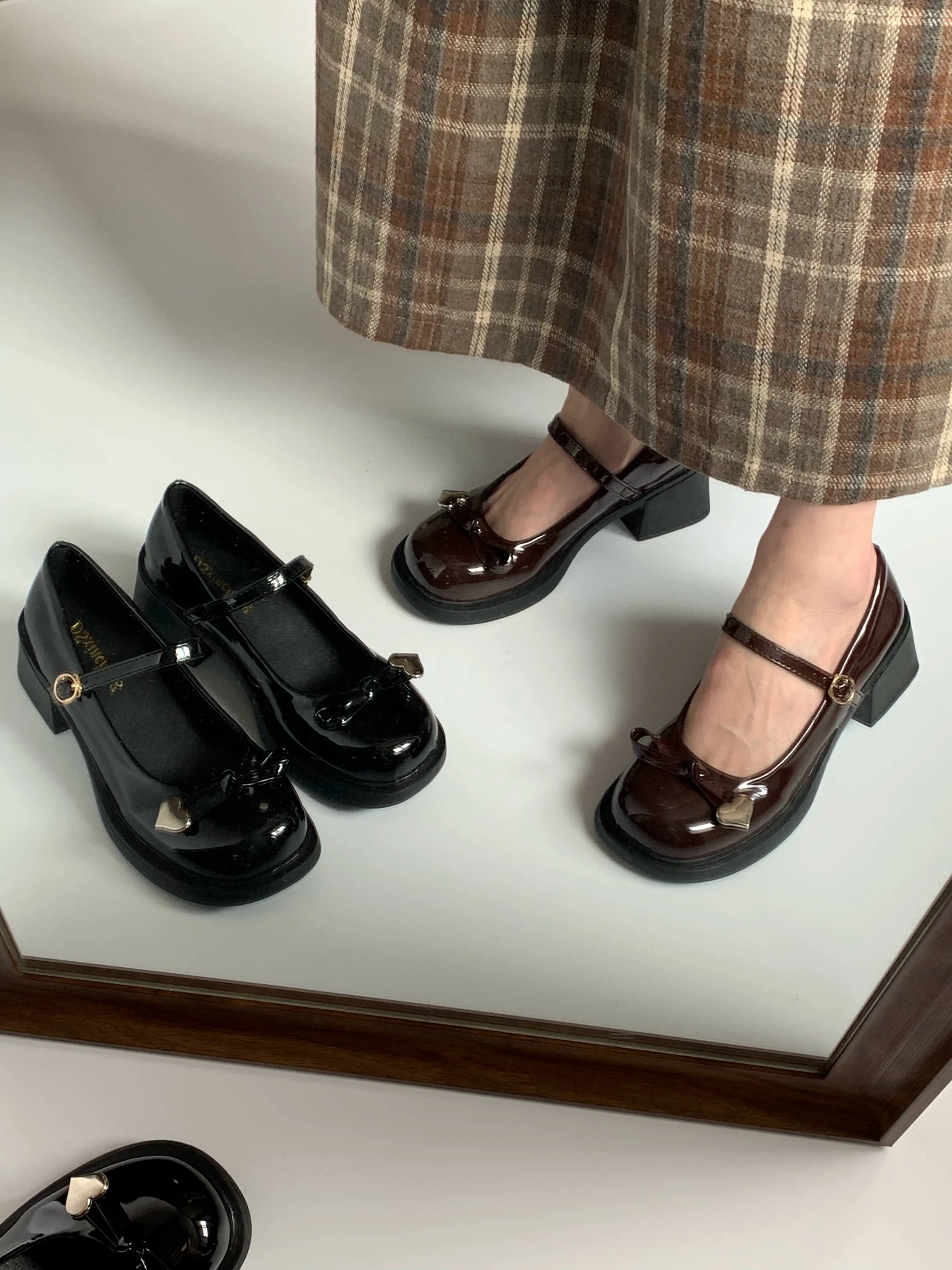 Patent Leather Bow Mary Janes