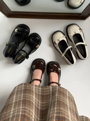 Patent Leather Bow Mary Janes