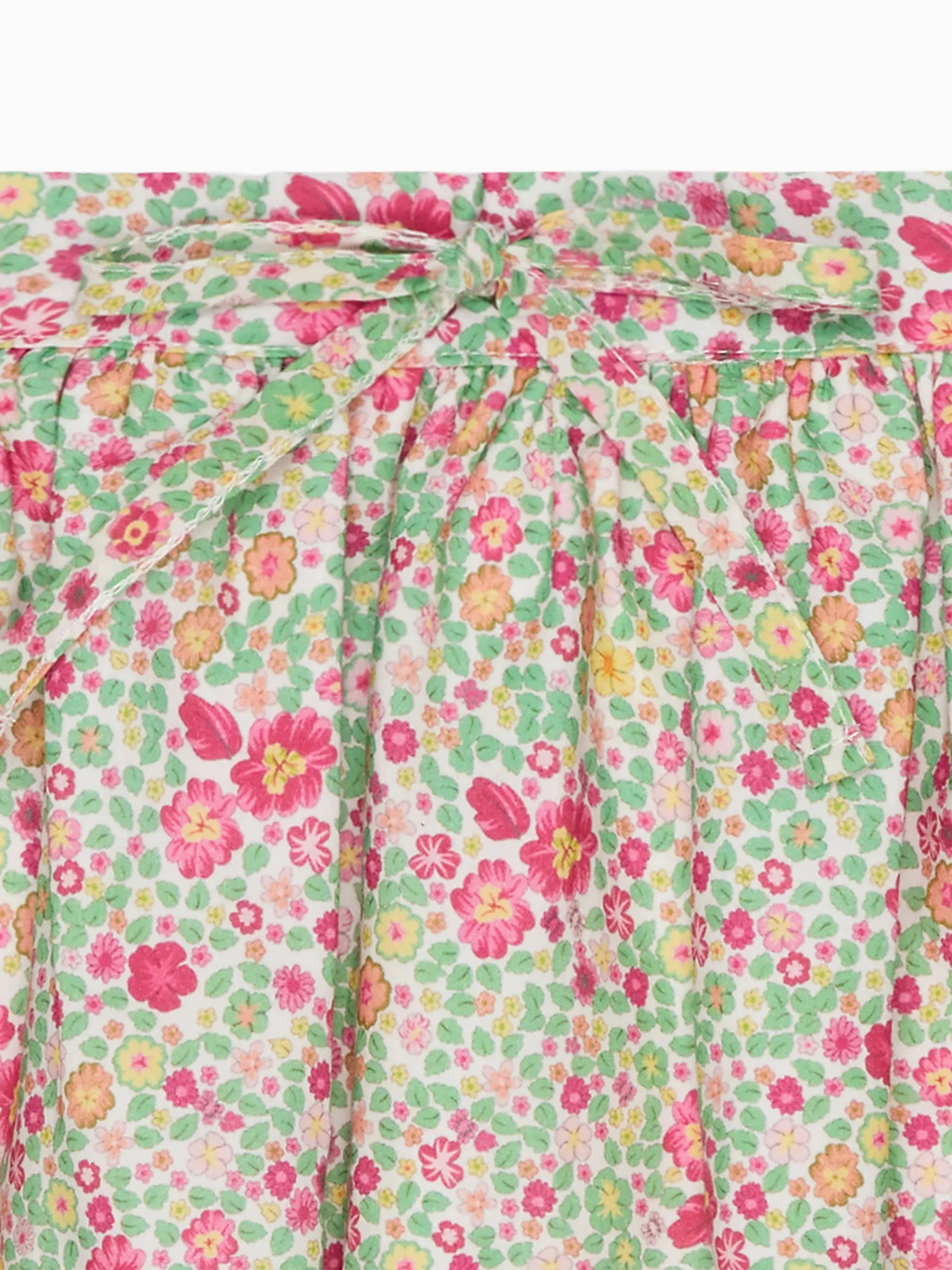 Pink Floral Luna Girl Skirt