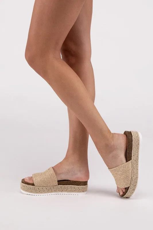 Process Espadrille Sandal Slides