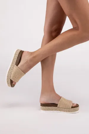 Process Espadrille Sandal Slides