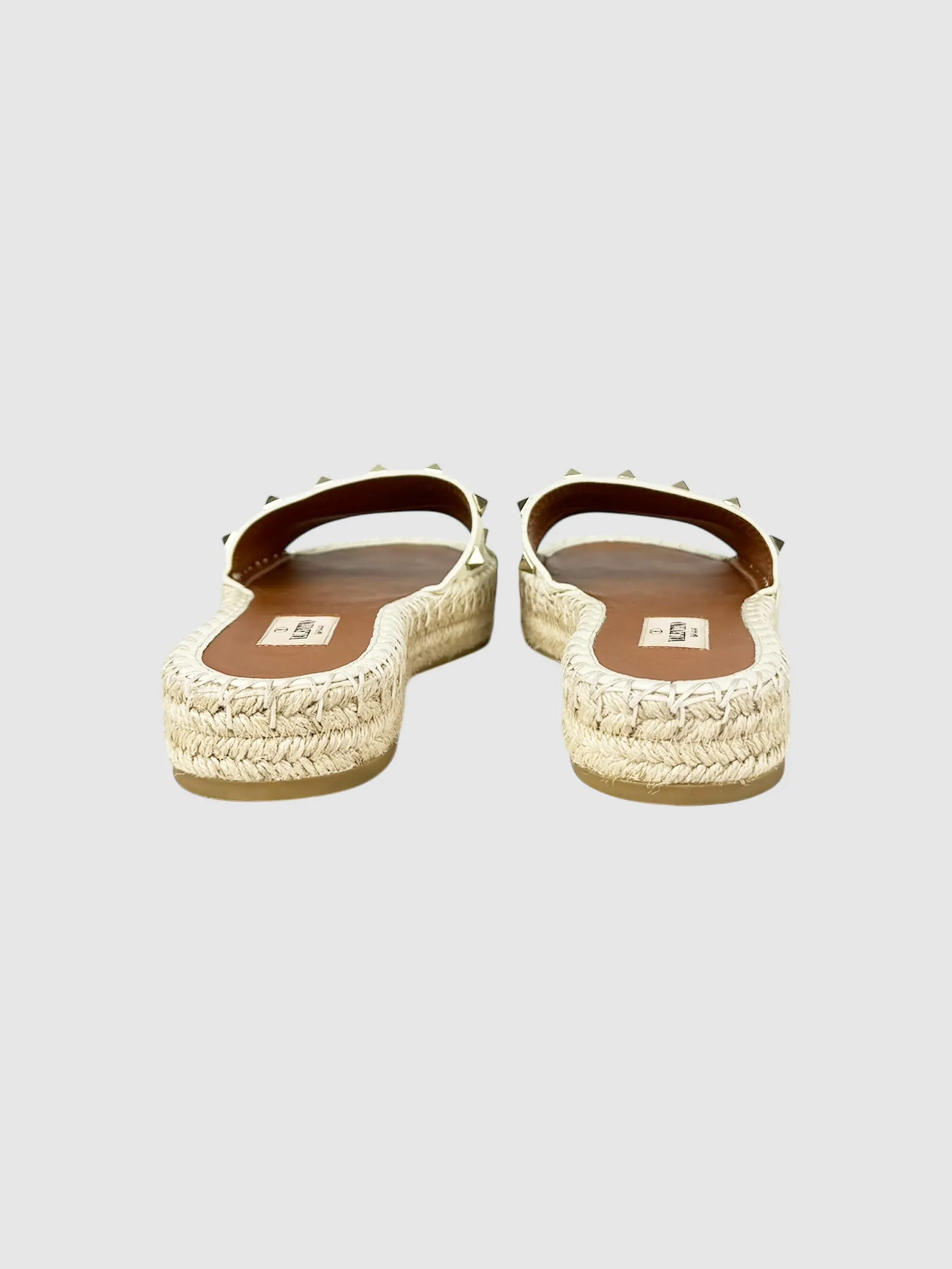 Rockstud Flatform Espadrilles - Size 37
