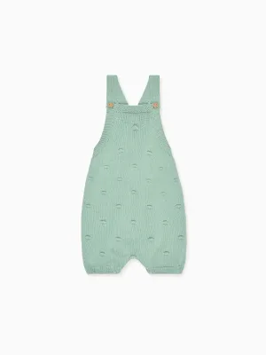 Sage Noa Cotton Baby Knitted Overalls