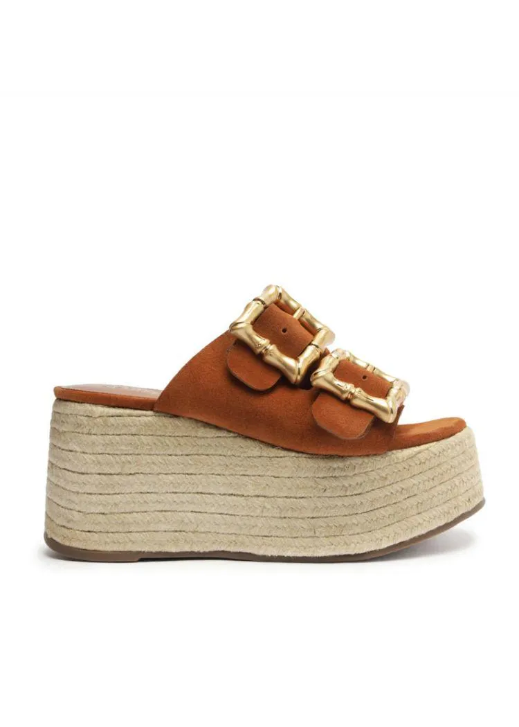 Schutz Enola Flatform - Miele ***FINAL SALE***